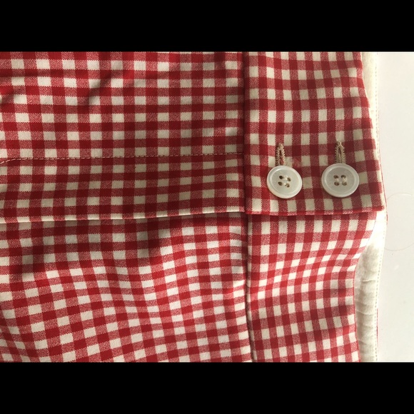 Michael Kors Red Gingham Shorts - Picture 2 of 5